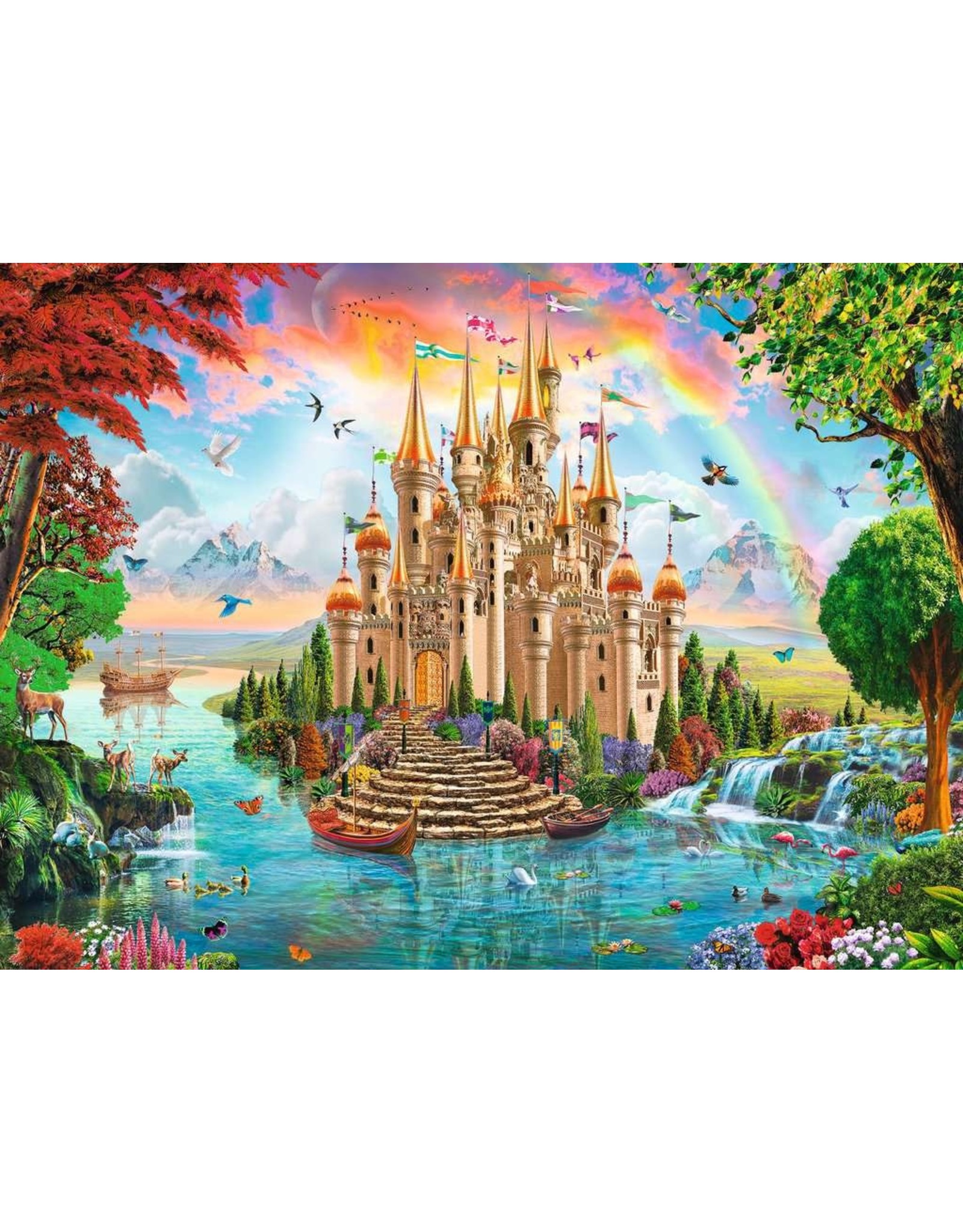 Ravensburger Rainbow Castle 100 Piece Puzzle