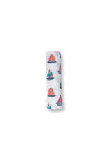 Lulujo Baby Lulujo Cotton Muslin Swaddle Sailboat