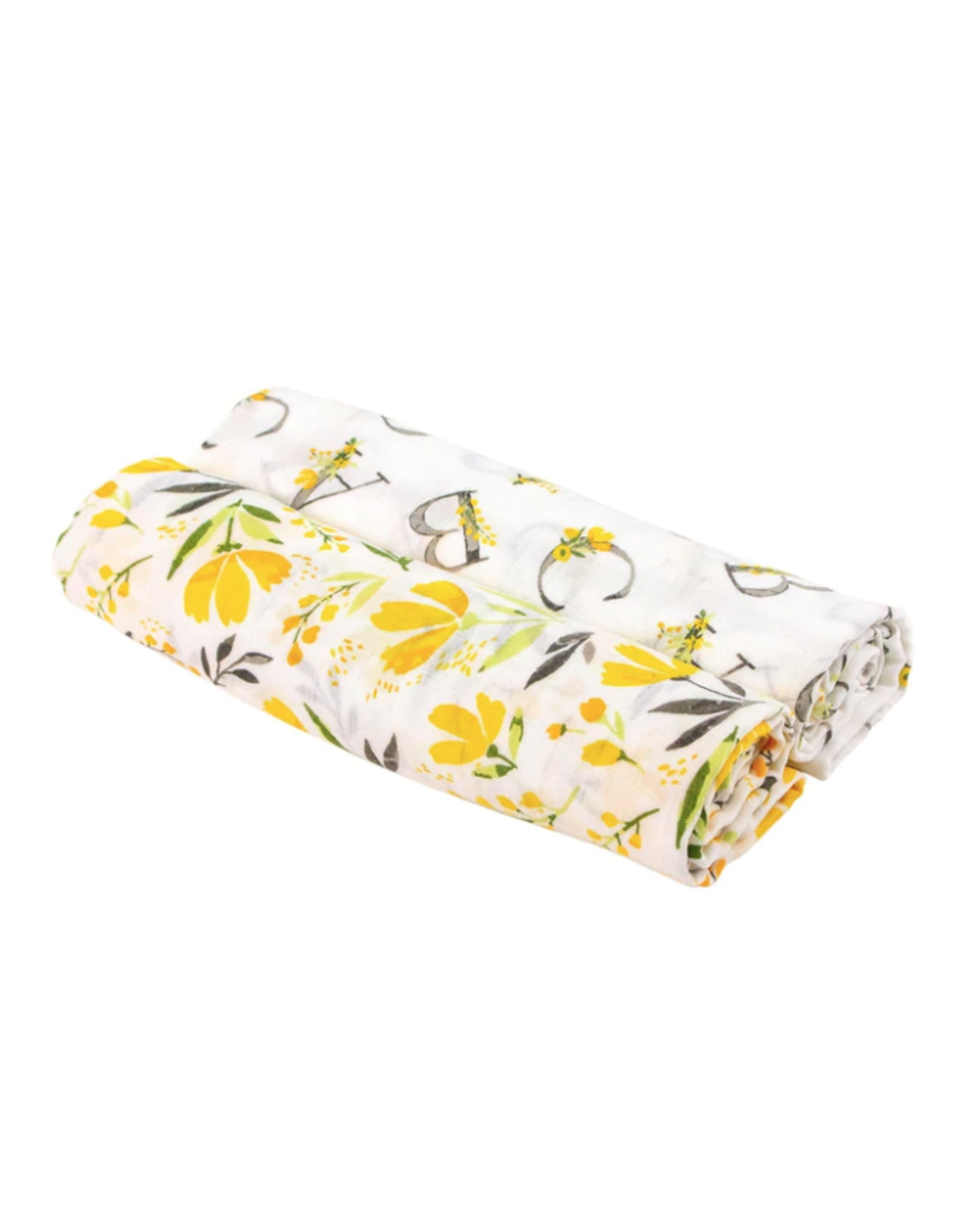 Bebe au Lait Oh-So-Soft Muslin Swaddle Blanket Set Royal Garden & Floral