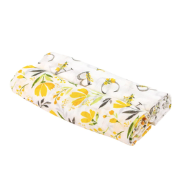 Bebe au Lait Oh-So-Soft Muslin Swaddle Blanket Set, Royal Garden & Floral