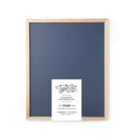 The Type Set Co. 17x21 Deluxe Magnetic Letter Board Slate, Navy Chalkboard
