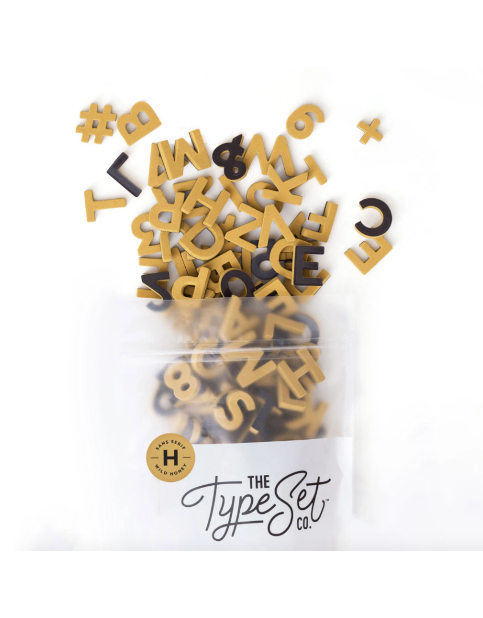 The Type Set Co. Soft Magnetic Letters 1" Sans Serif