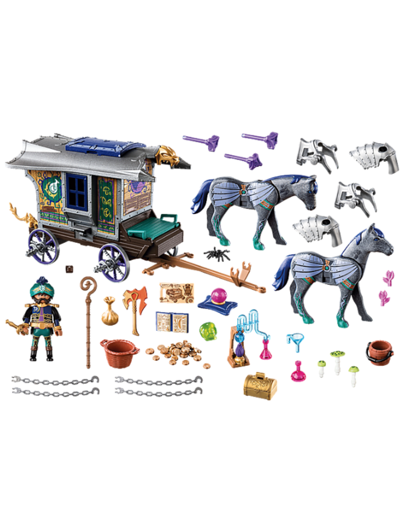 Playmobil Violet Vale Merchant Carriage