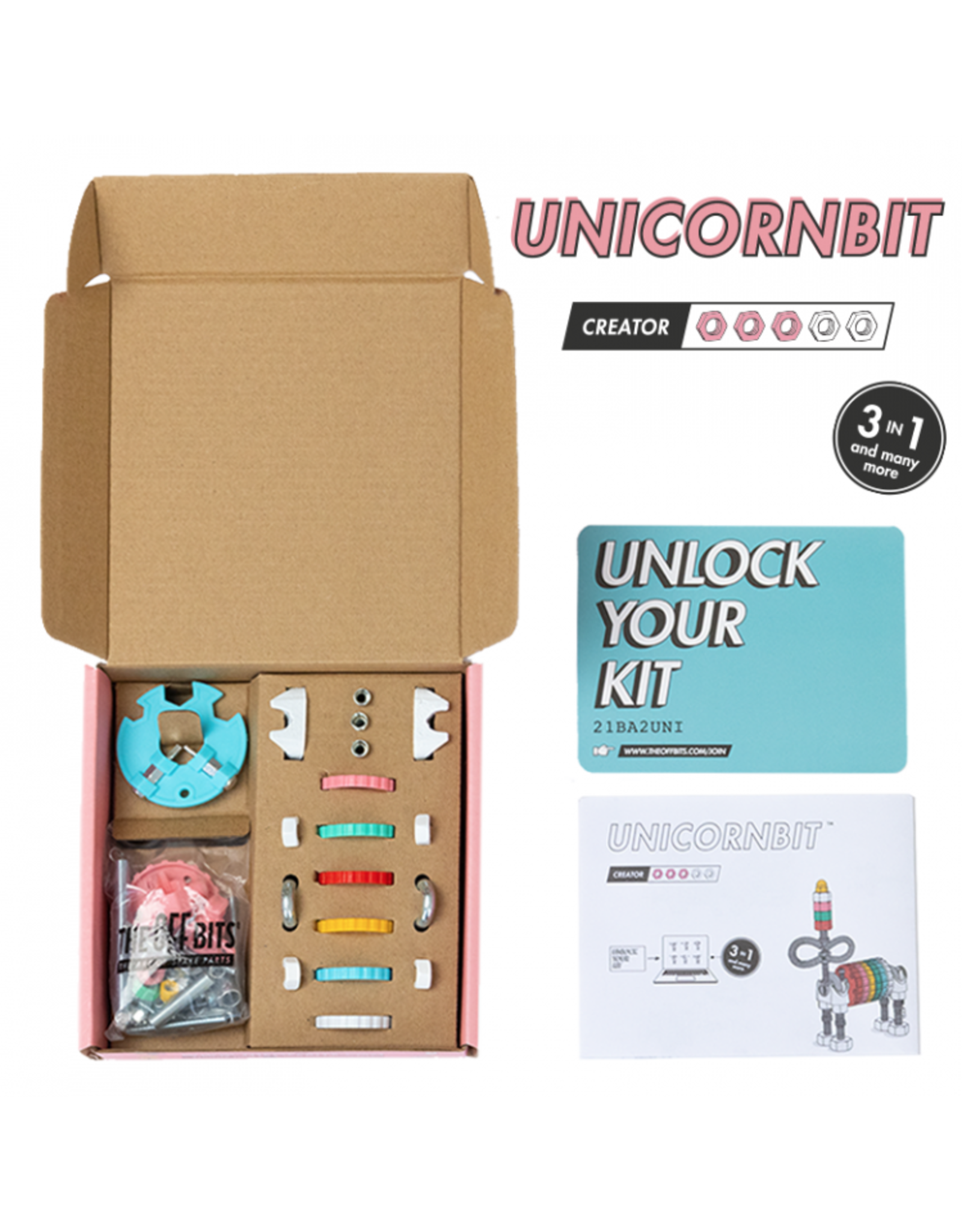 The OffBits OffBits Animal Kit, UnicornBit
