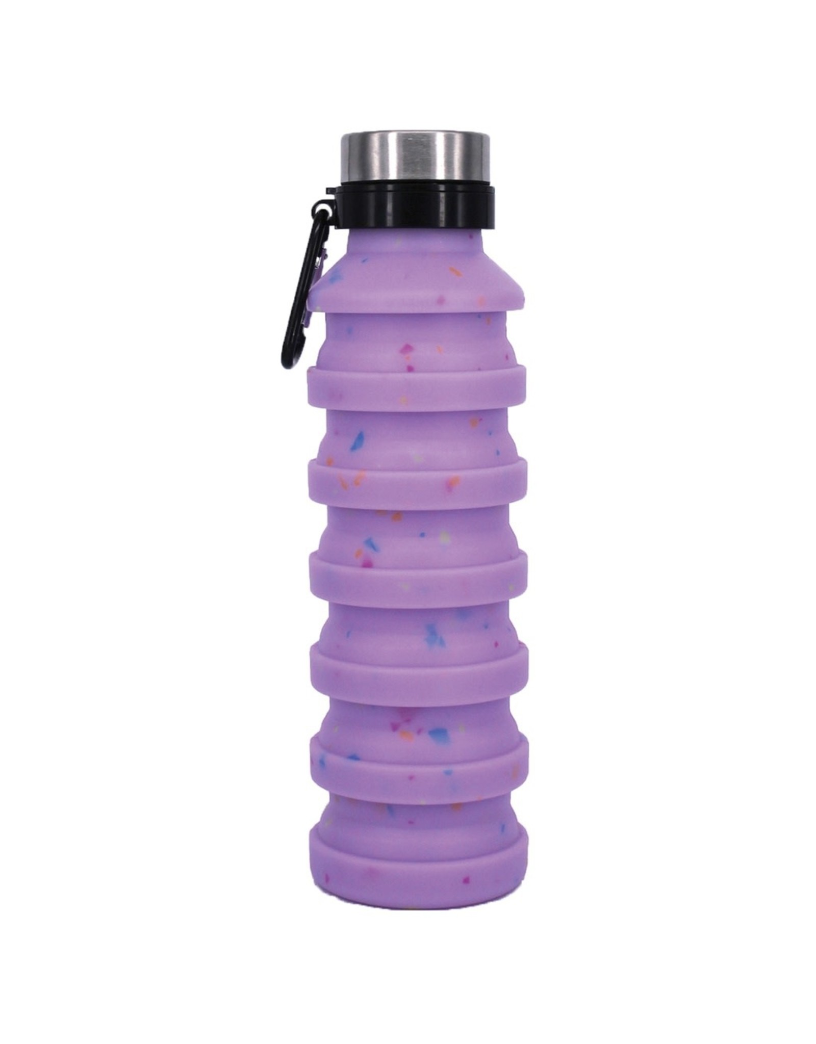 Iscream Confetti Silicone Collapsible Water Bottle