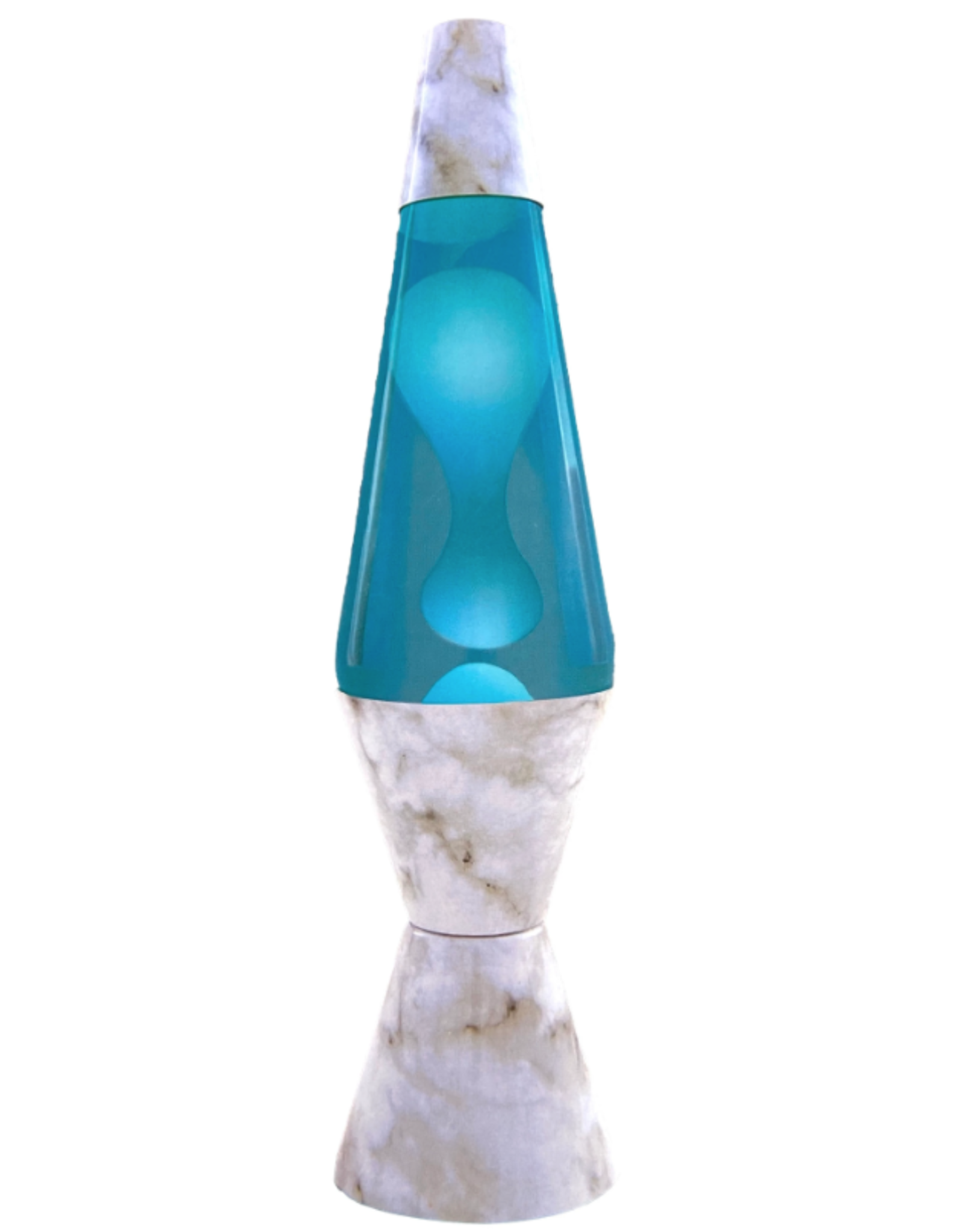 Schylling 14.5" Lava Lamp, White/Teal/Marble