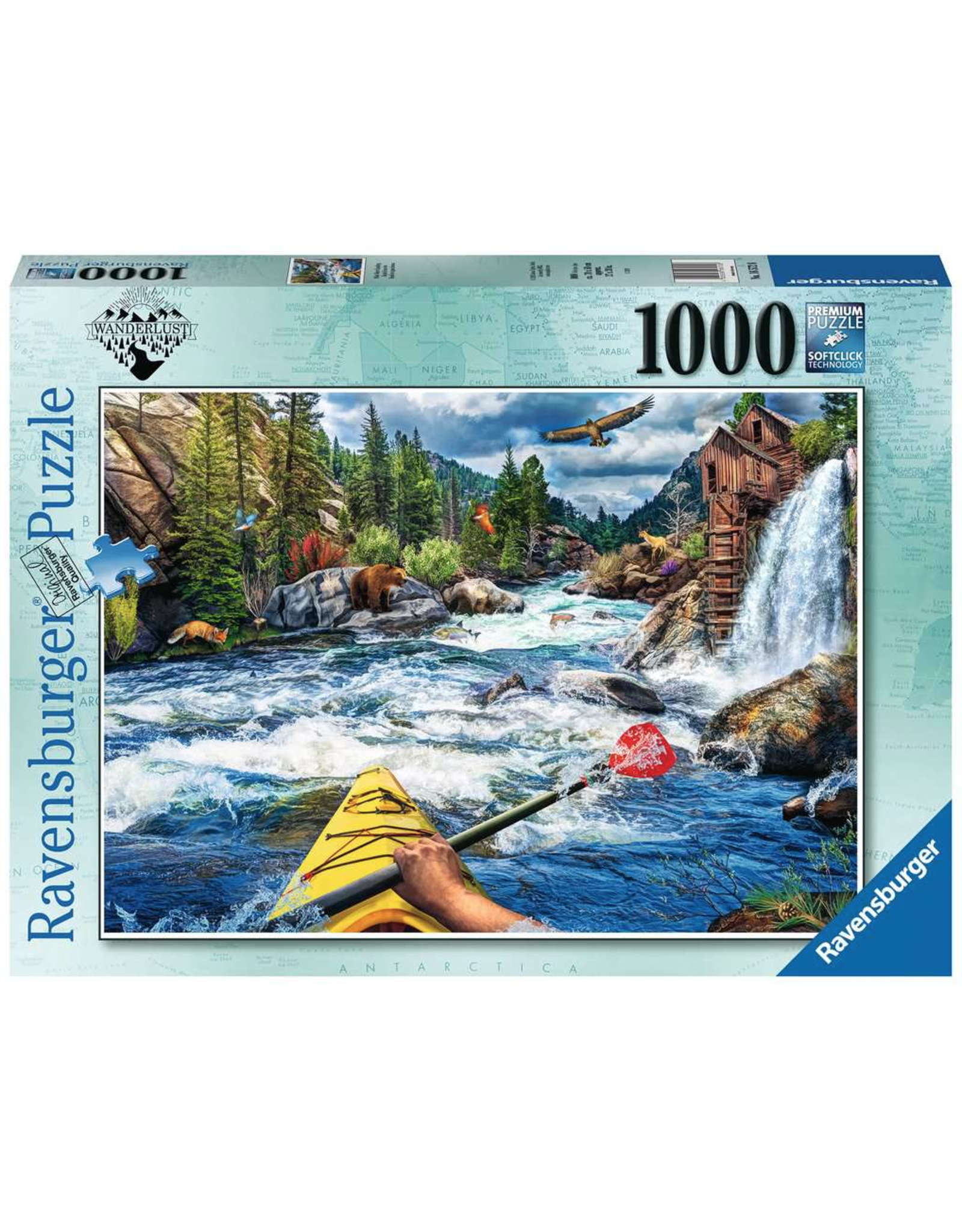 Ravensburger 1000 pcs. White Water Kayaking Puzzle