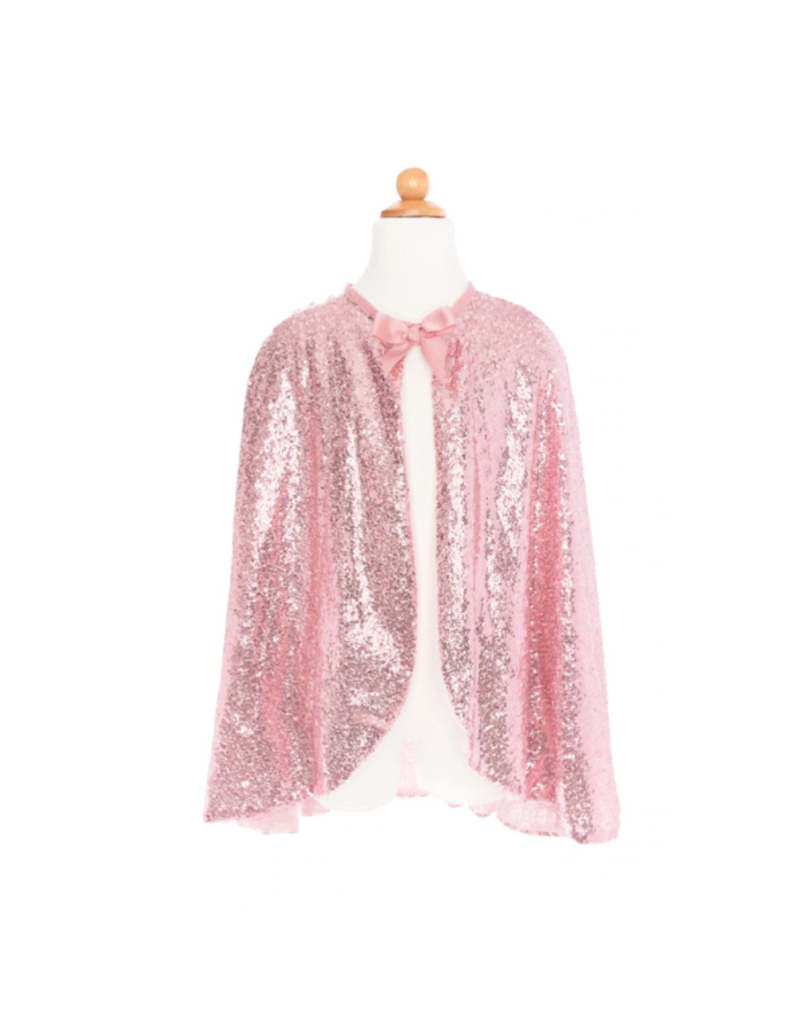 Great Pretenders Precious Pink Sequins Cape, Size 5-6