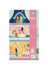 Djeco 36 pcs. The Princess Tower Giant Puzzle