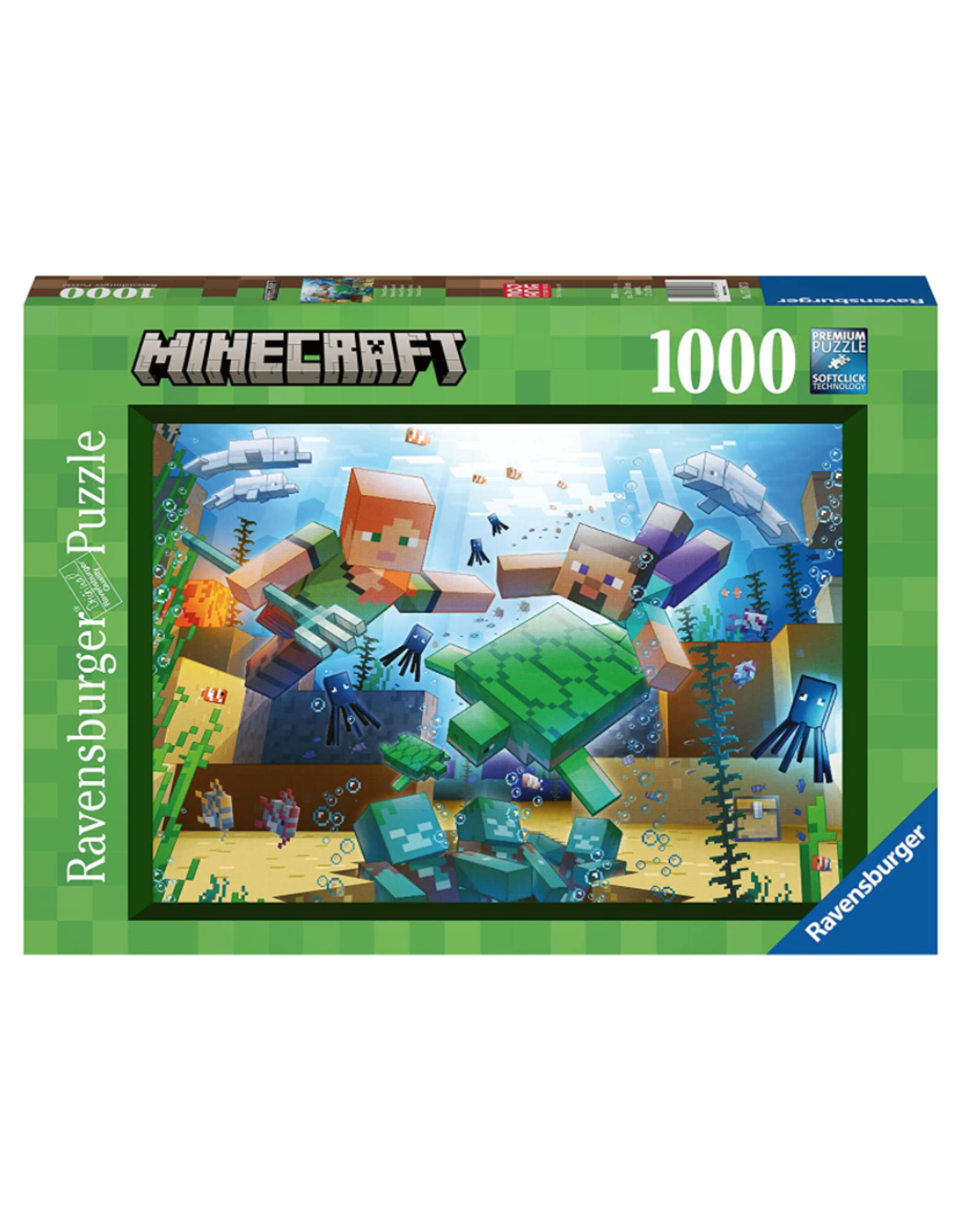 Ravensburger Minecraft Mosaic 1000 Piece Puzzle