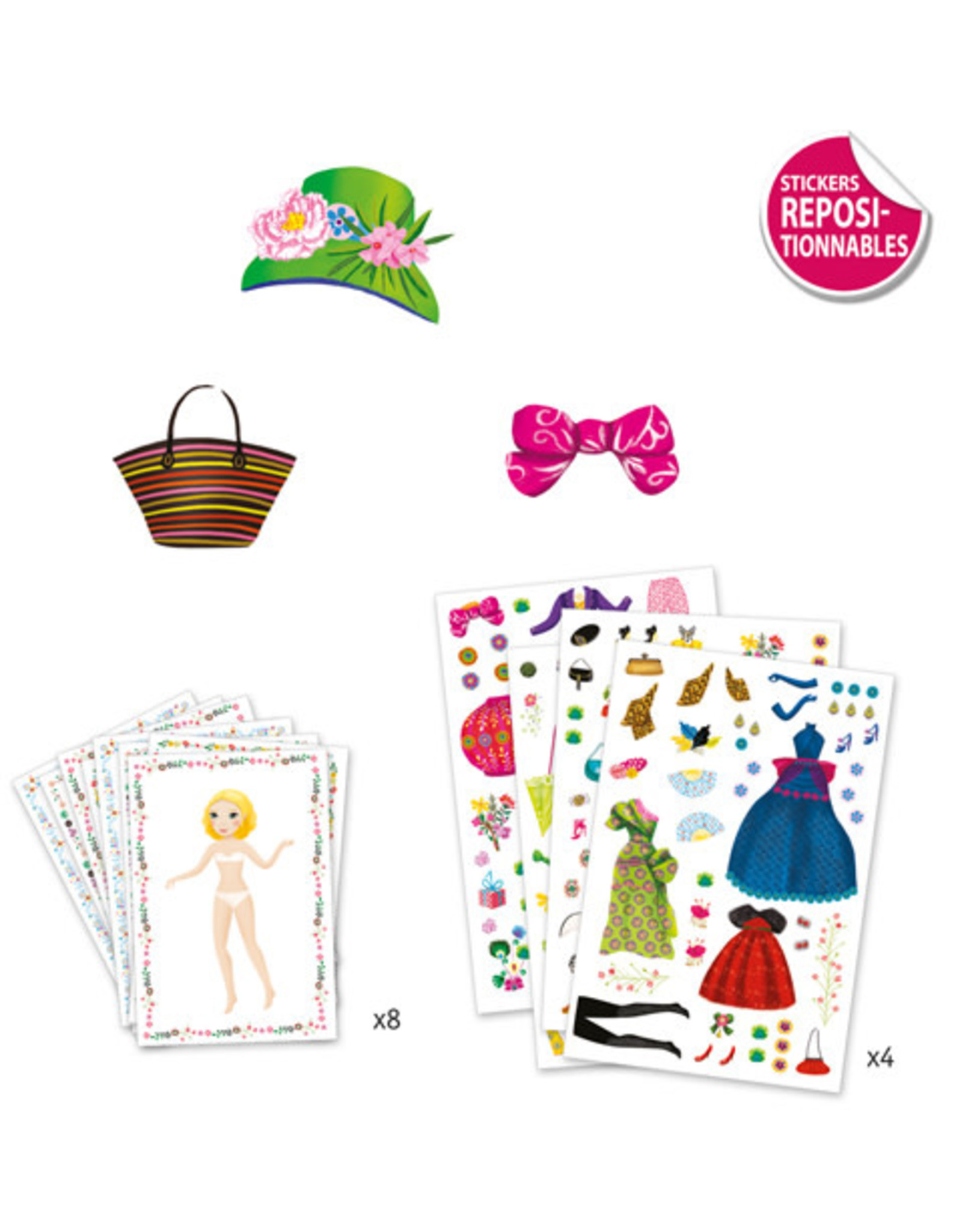 Djeco Paper Dolls Massive Fashion