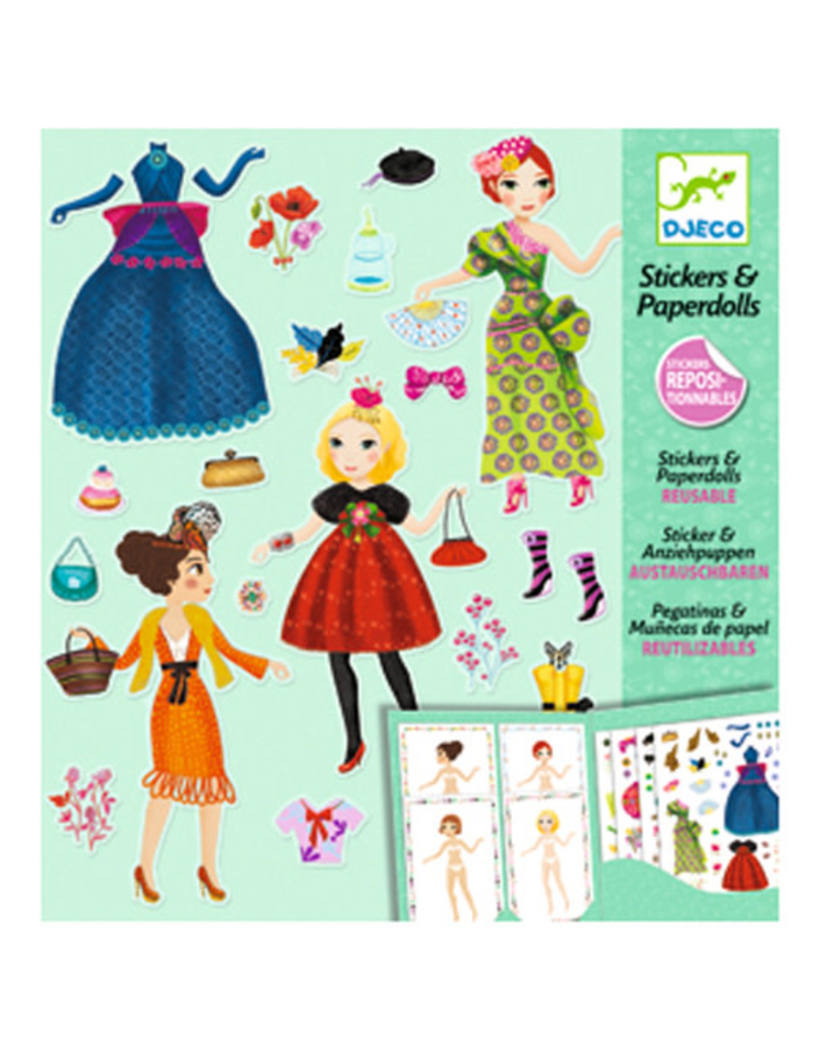 Djeco Paper Dolls Massive Fashion