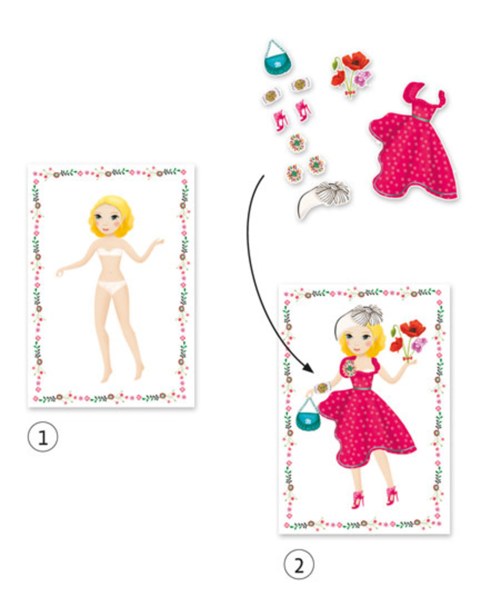 Djeco Paper Dolls Massive Fashion