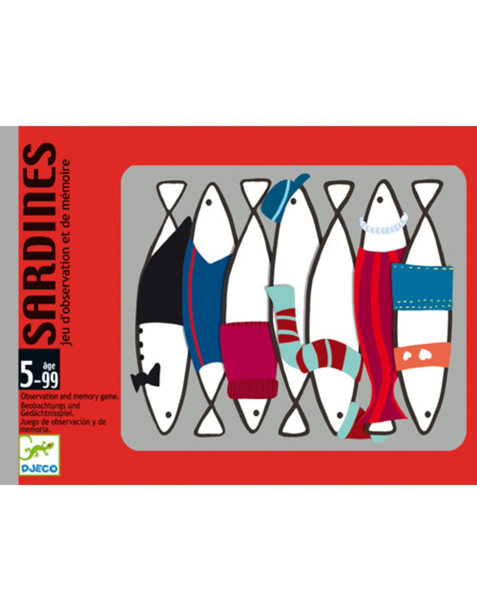 Djeco Sardines Memory Game
