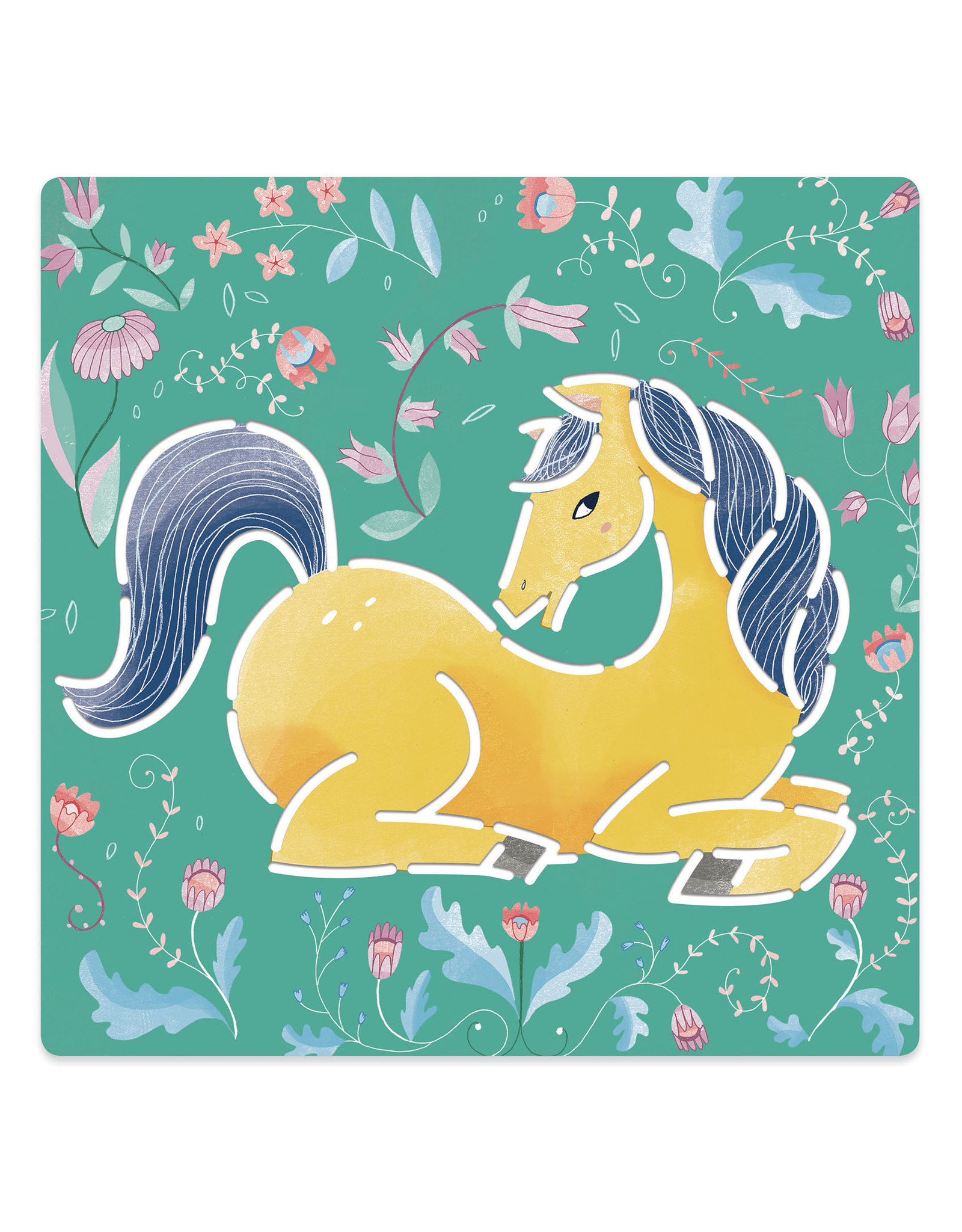 Djeco Stencils Horses