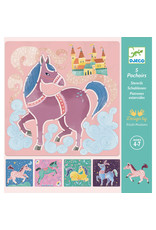 Djeco Stencils Horses