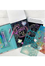 Bright Stripes iHeartArt Sparkling Aspirations Art Journal