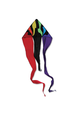 Premier Kites 56" Flo-Tail Delta Kite, Rainbow