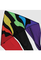 Premier Kites 56" Flo-Tail Delta Kite, Rainbow
