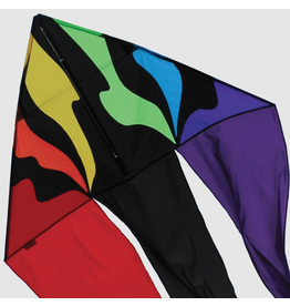Premier Kites 56" Flo-Tail Delta Kite, Rainbow