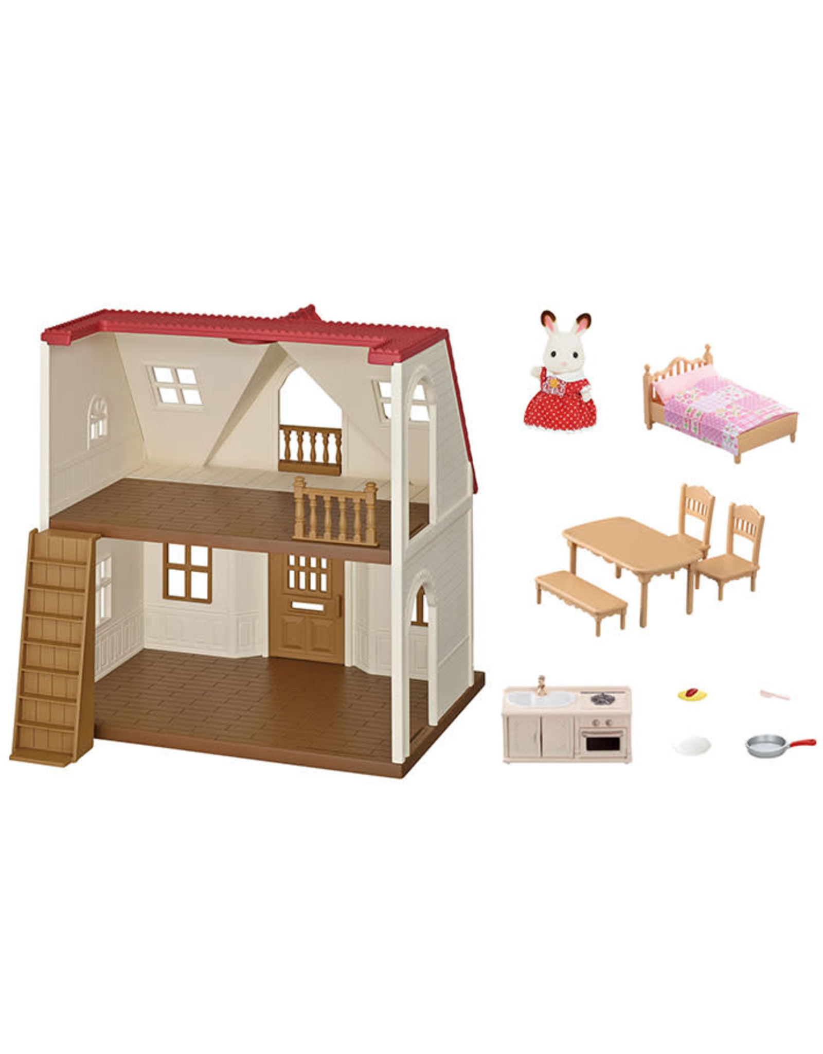 Calico Critters Calico Critters Red Roof Cozy Cottage Starter Home