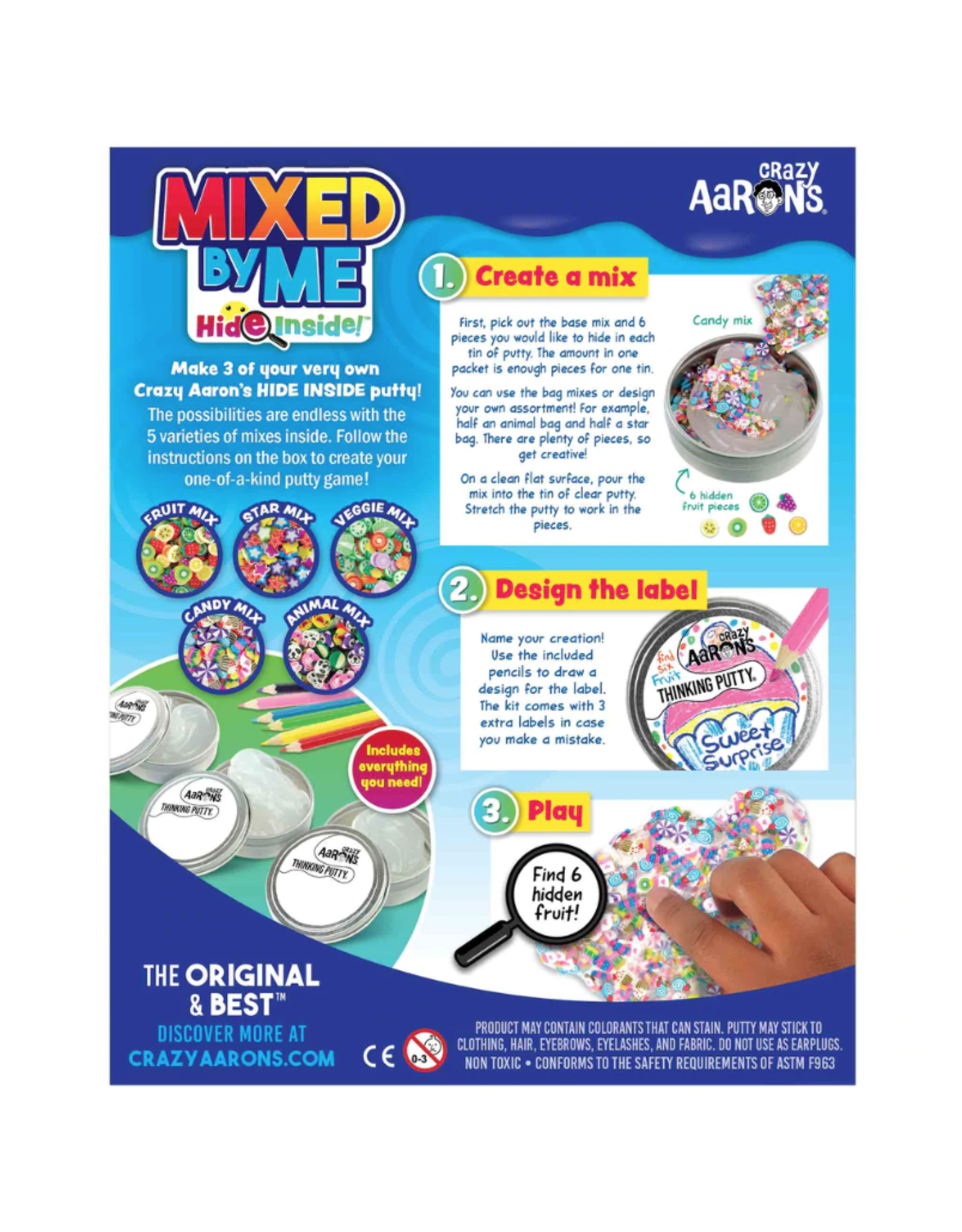 Crazy Aaron's Putty World Mixed by Me Hide Inside! Kit