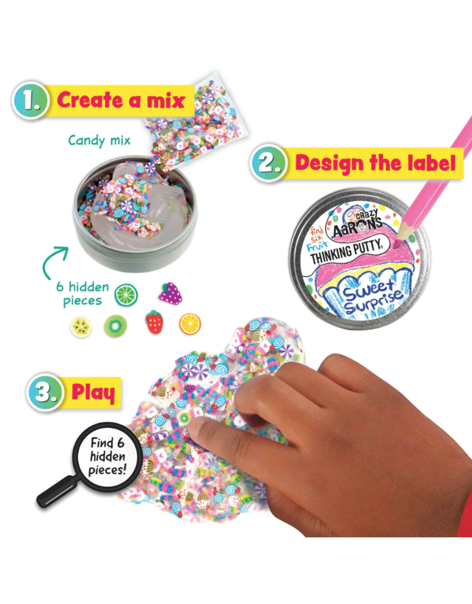 Crazy Aaron's Putty World Mixed by Me Hide Inside! Kit