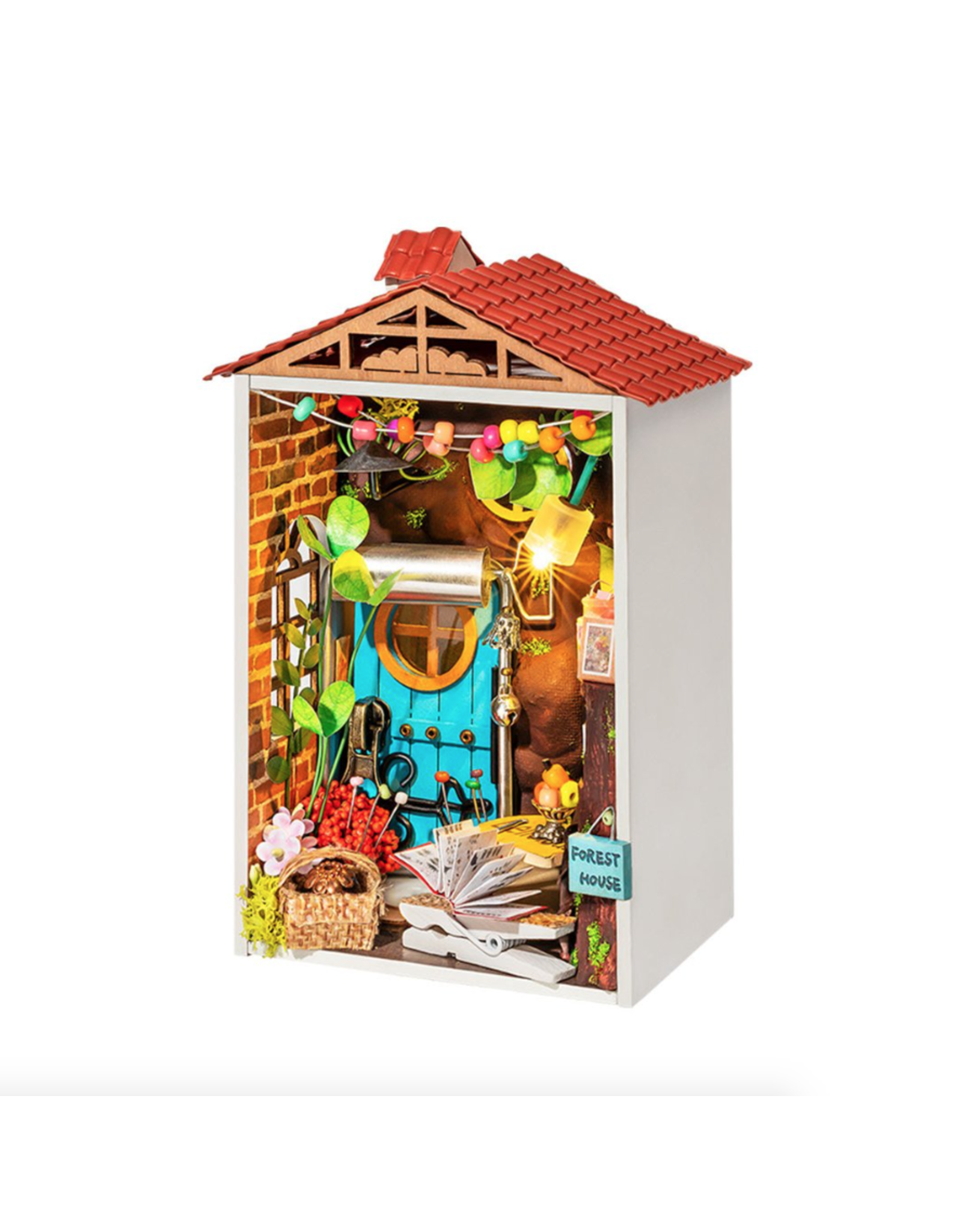 Hands Craft DIY Miniature Dollhouse Kit Borrowed Garden