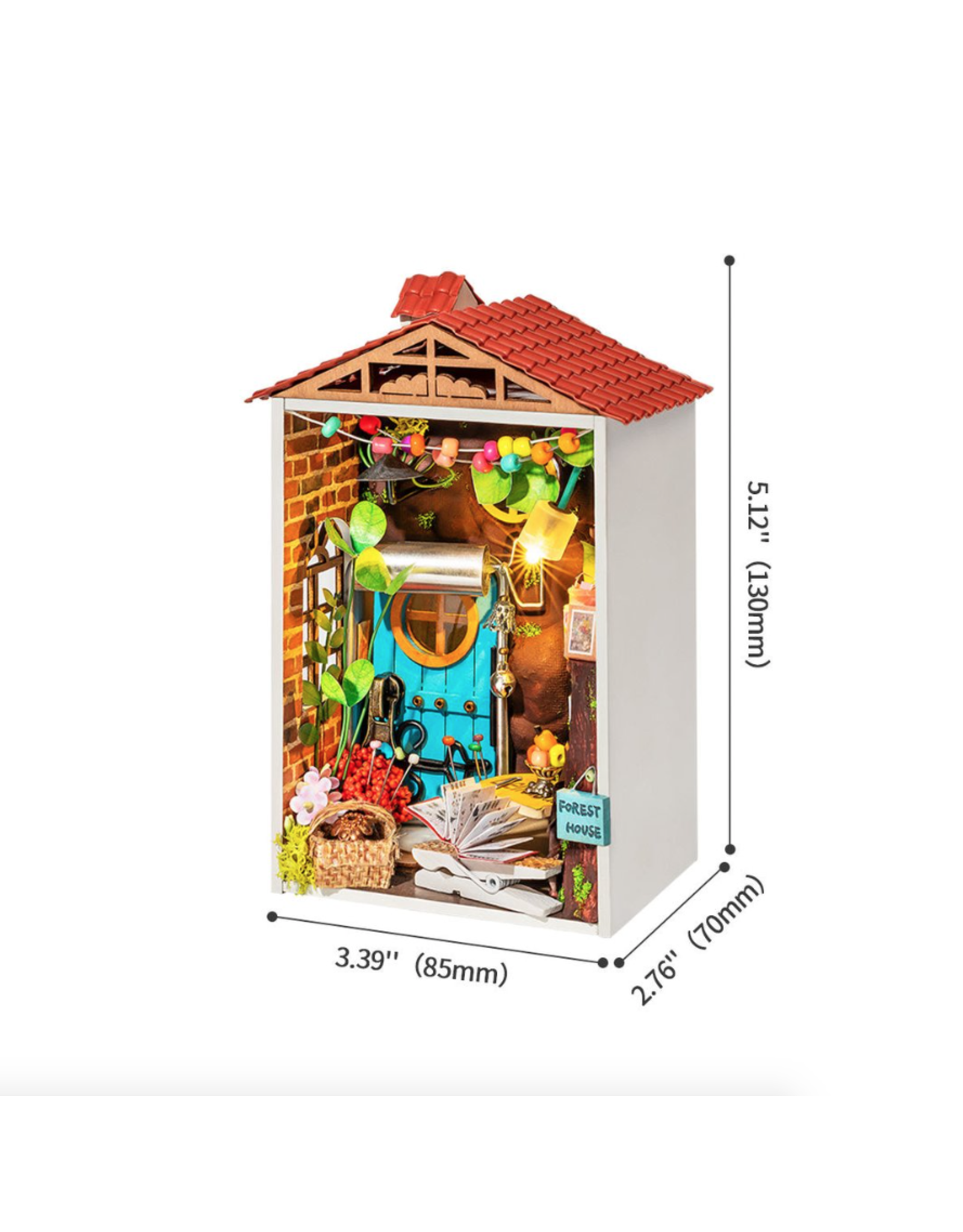 Hands Craft DIY Miniature Dollhouse Kit Borrowed Garden