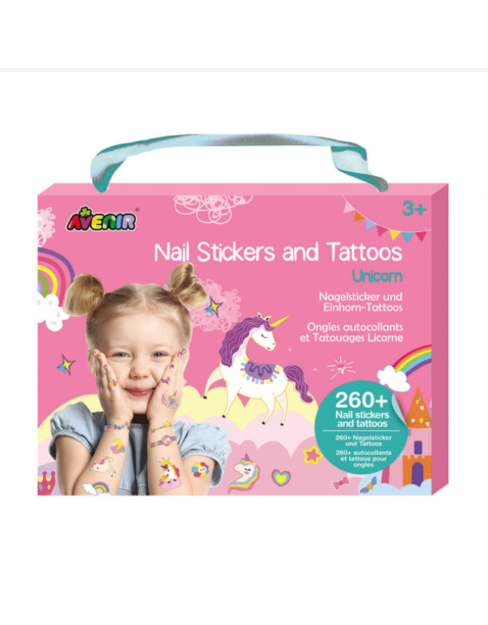 Avenir Nail Stickers & Tattoos Unicorn