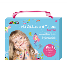 Playwell Nail Stickers & Tattoos, Mermaid