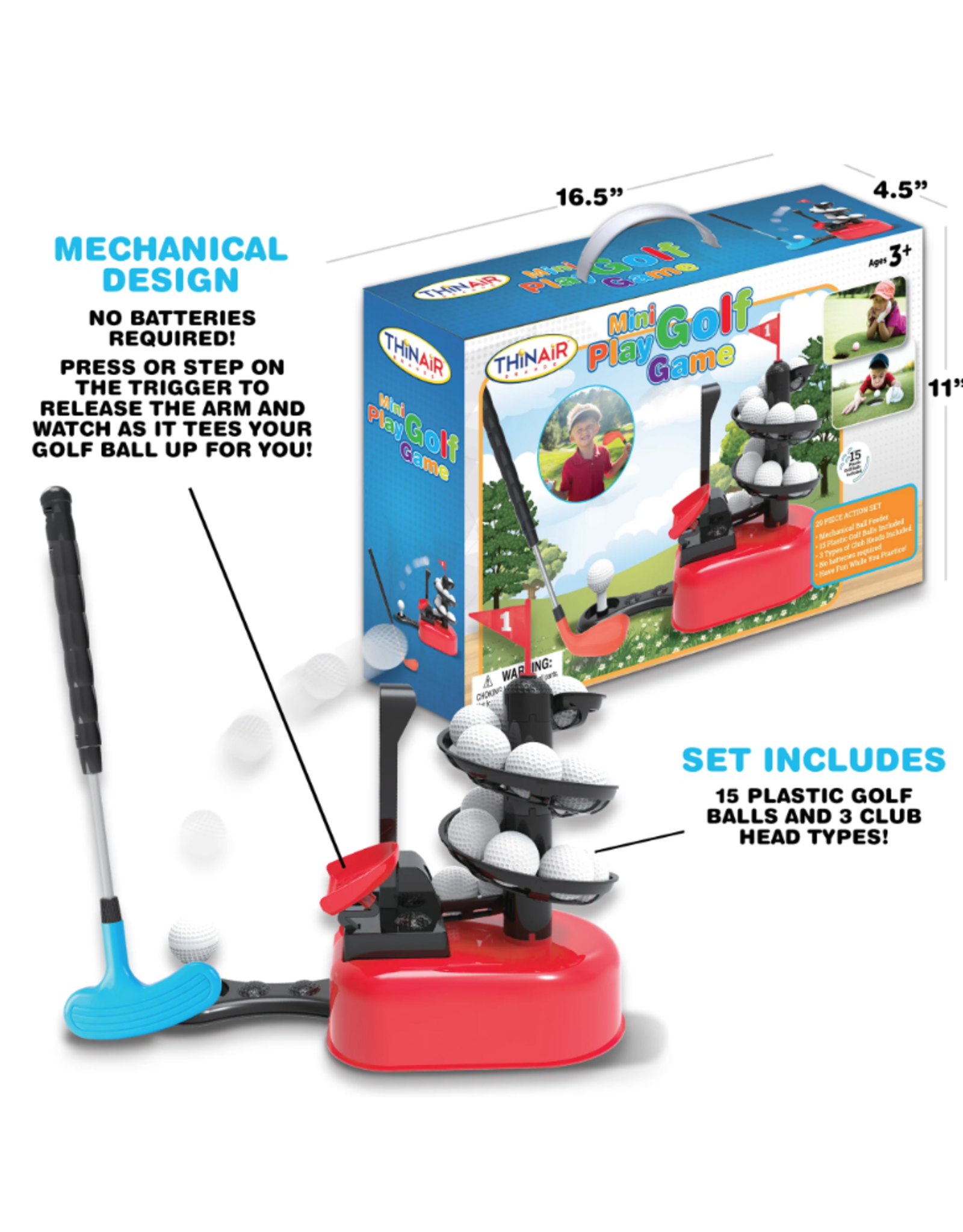 THiN AiR Brands Mini Play Golf Game