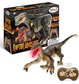THiN AiR Brands Remote Control Raptor Dinosaur
