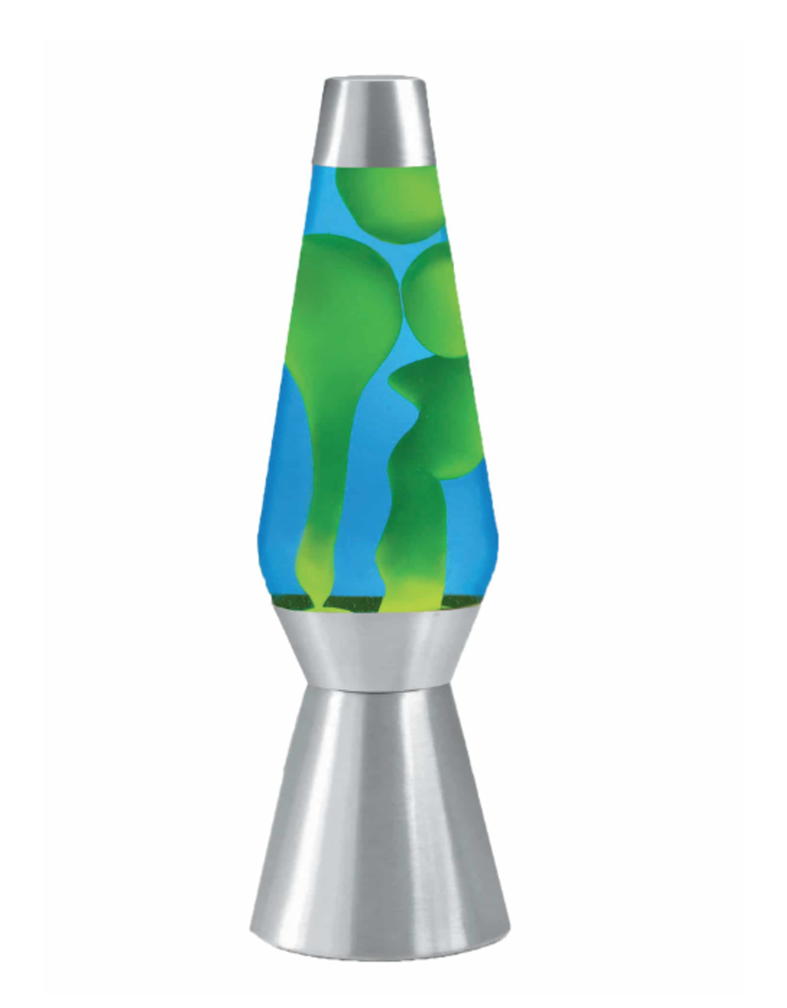 Schylling 27” Lava Lamp  Grande  Yellow Blue And Silver