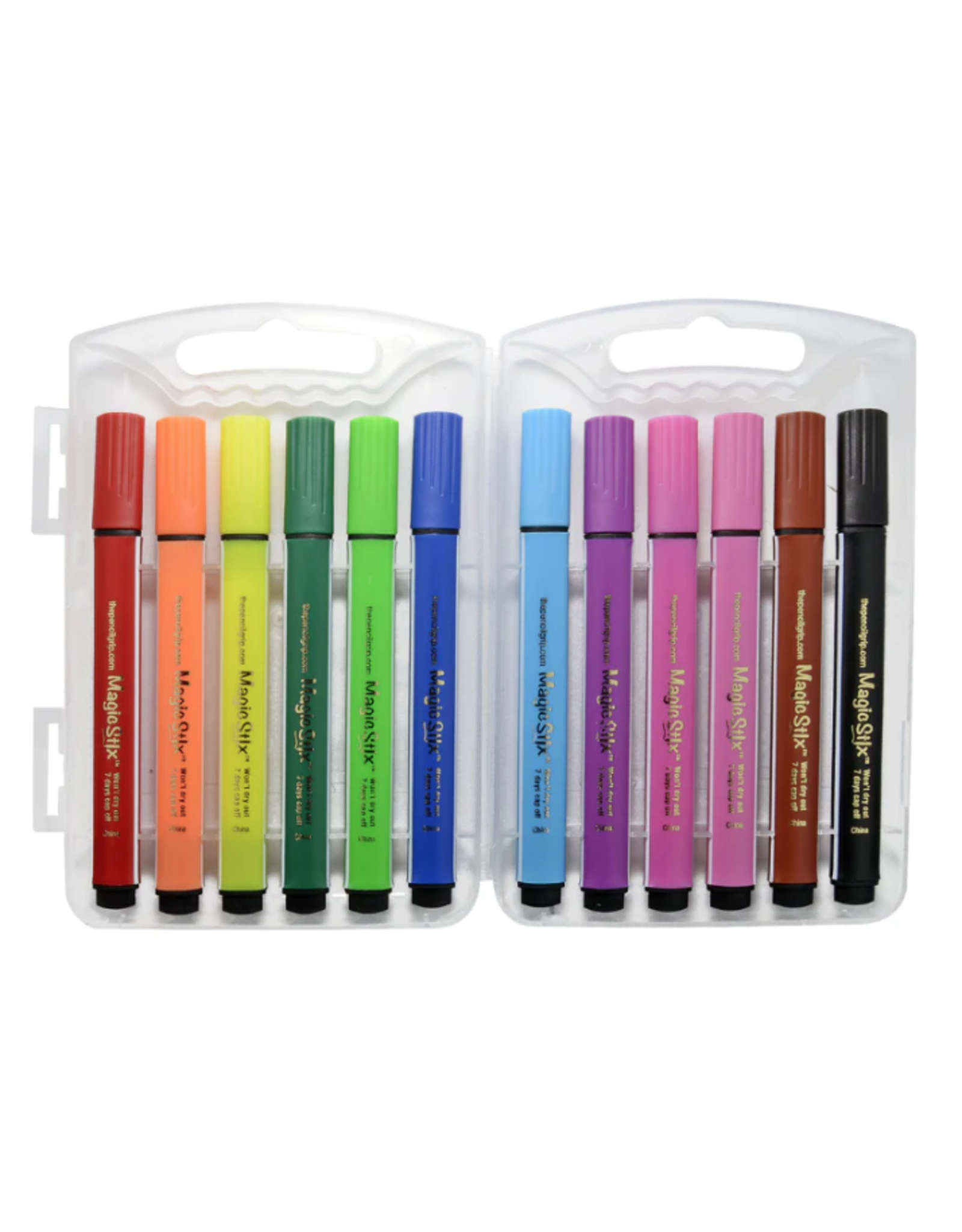Kwik Stix Triangular Magic Stix Markers, 12 Pack