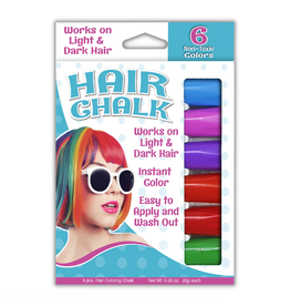 Kwik Stix Hair Coloring Chalk, 6 Pack