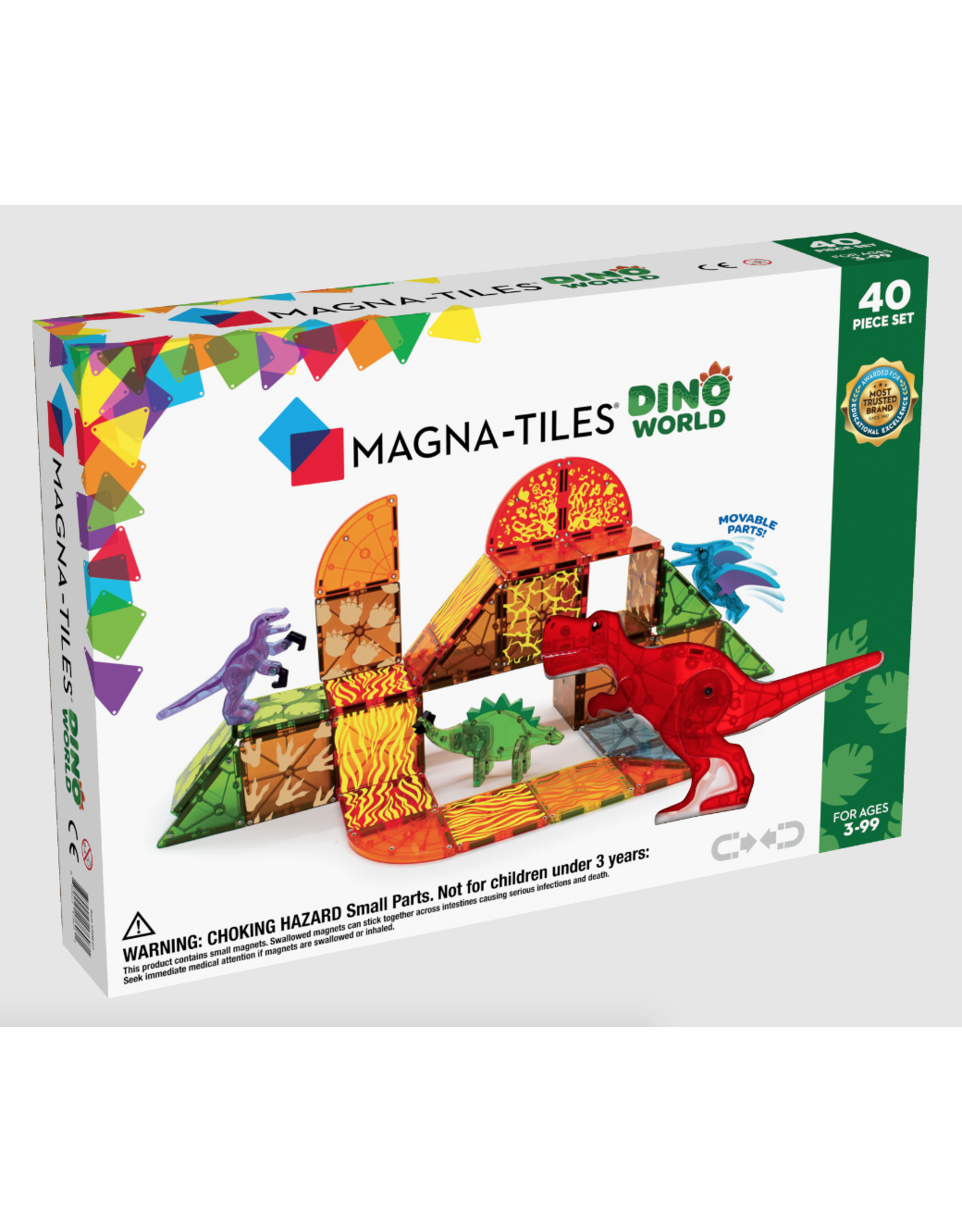 Magna-Tiles Magna Tiles Dino World 40 pcs