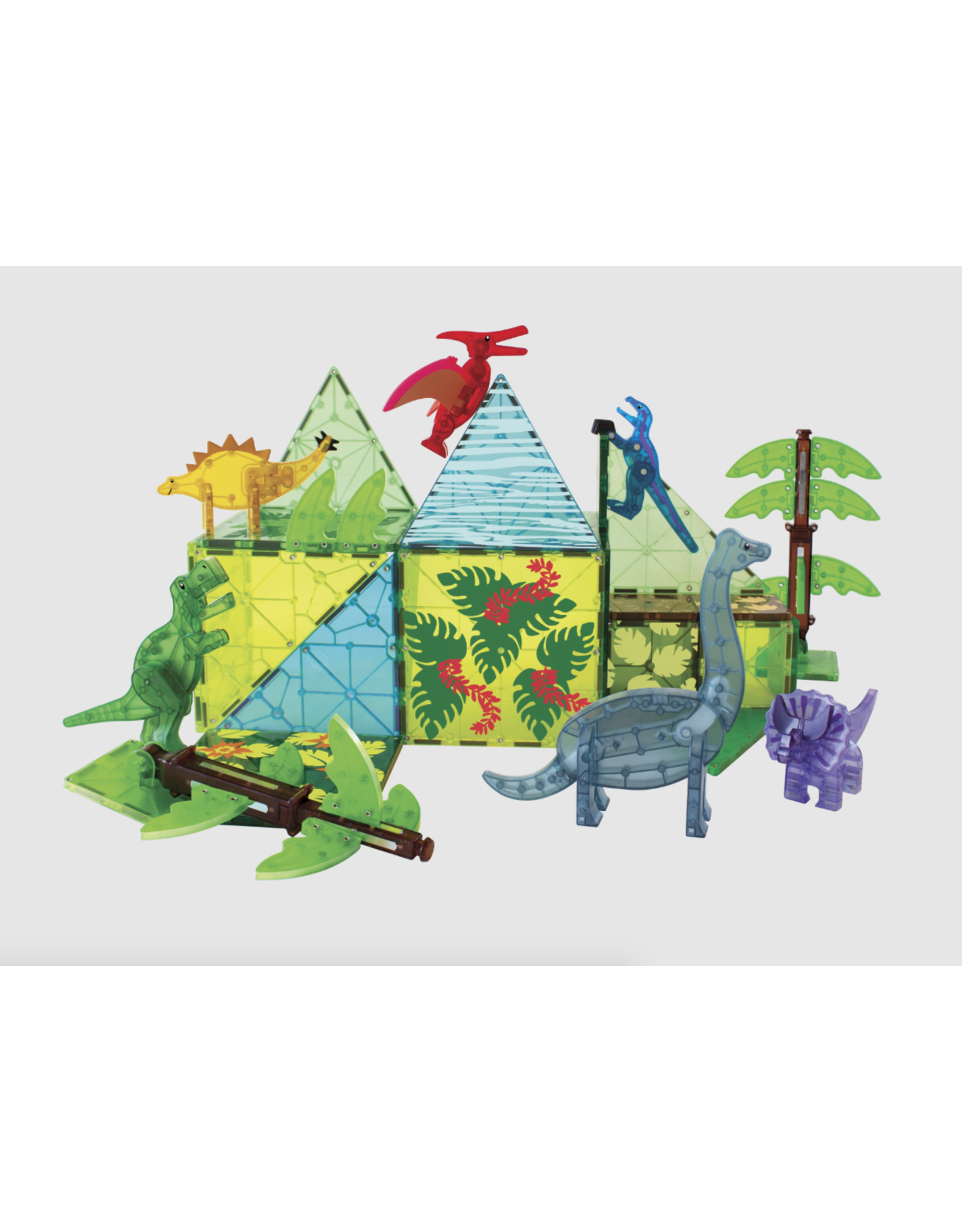 Magna-Tiles Magna-Tiles Dino World XL 50 Pieces