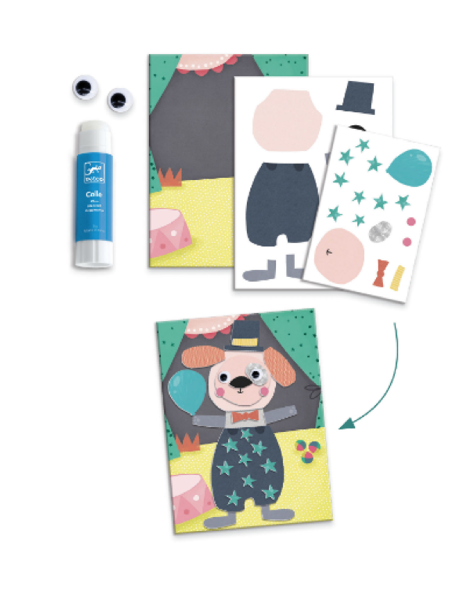 Djeco Multi-Activity Craft Kit Animal Houses