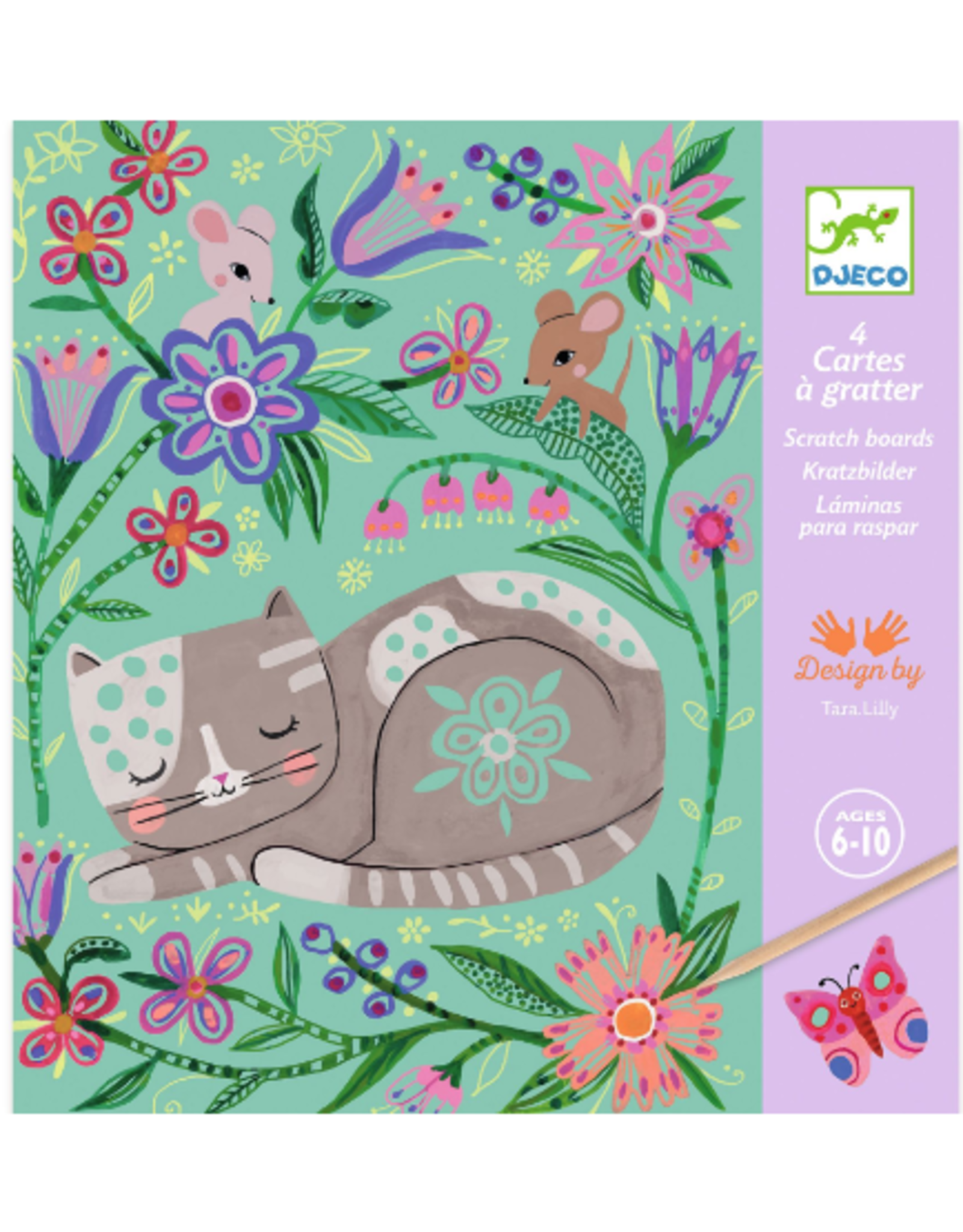 Djeco Scratch Cards Encounters