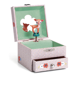 Djeco Music Box/Jewelry Box Wood Fawn