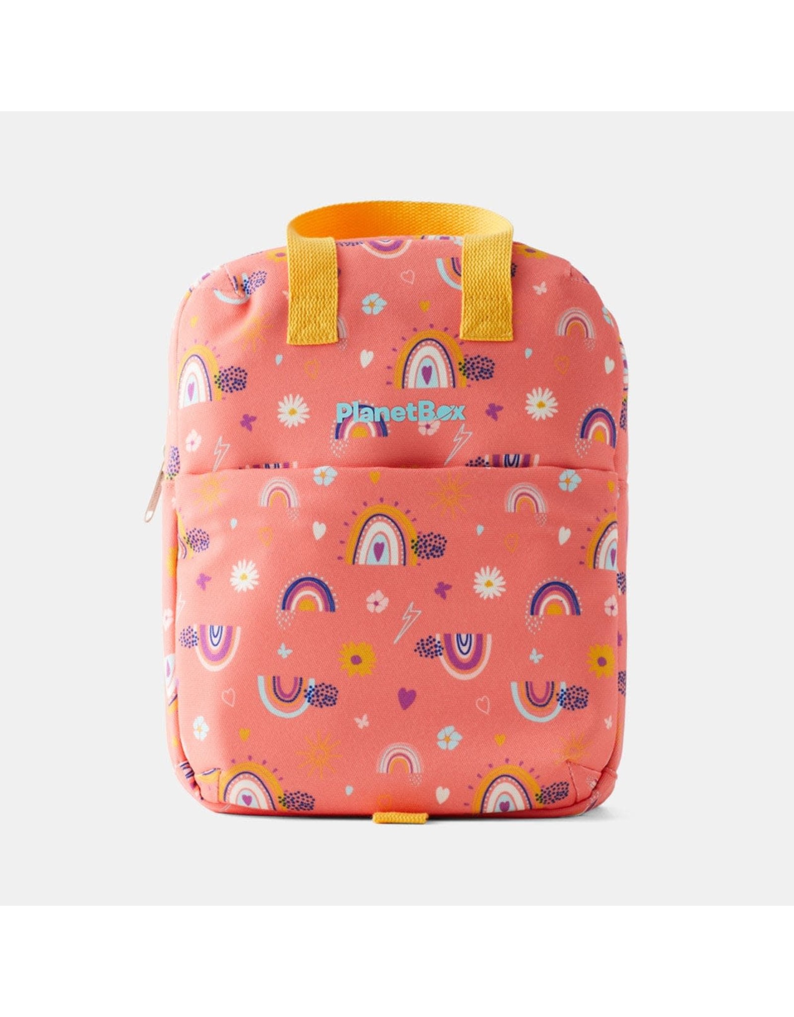 PlanetBox PlanetBox Lunch Tote Bag, Peach Rainbow