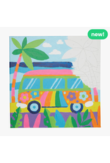 Ooly Colourific Canvas Kit Paint By Number, Van Vibes