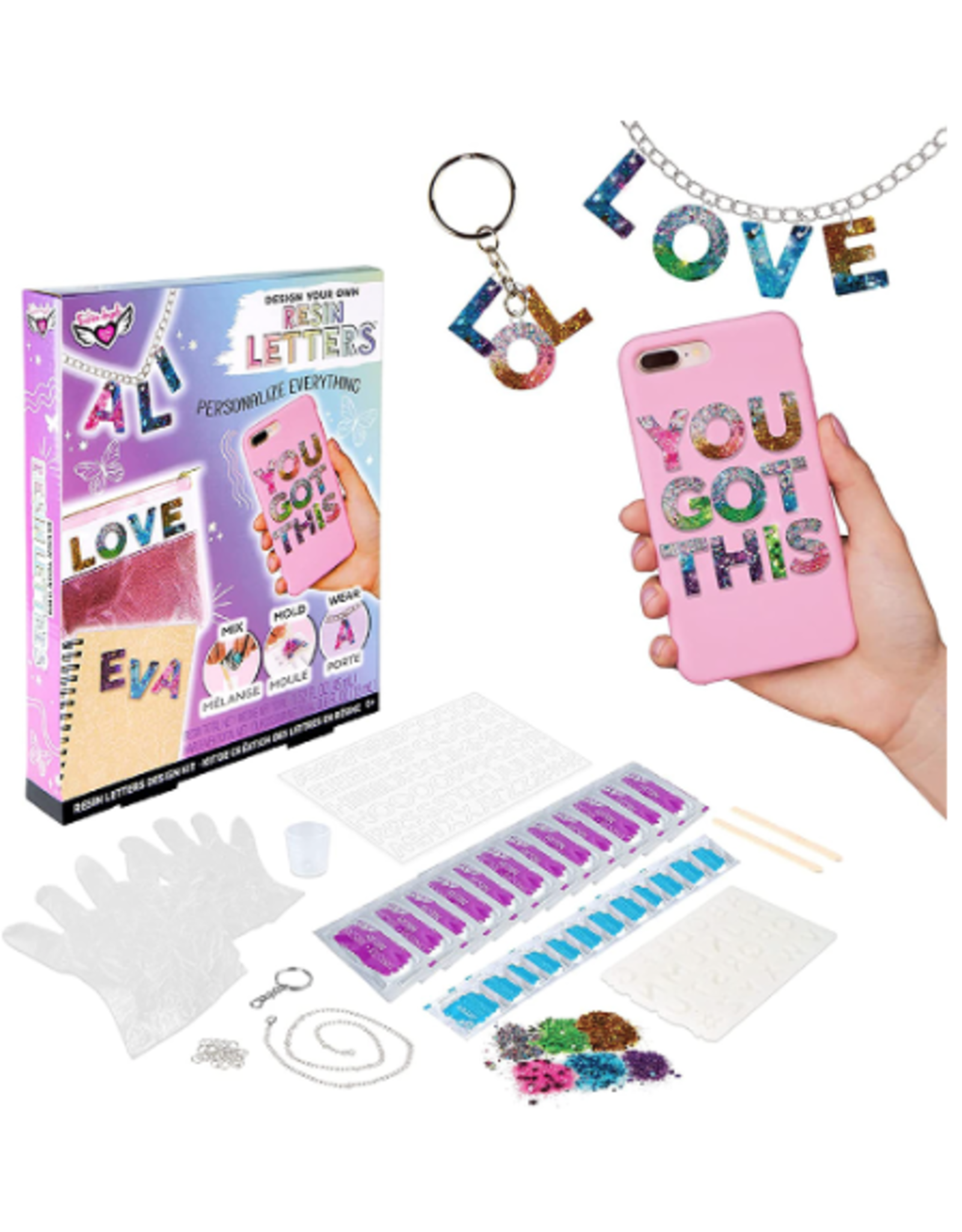 Fashion Angels Design Your Own Resin Letter Kit