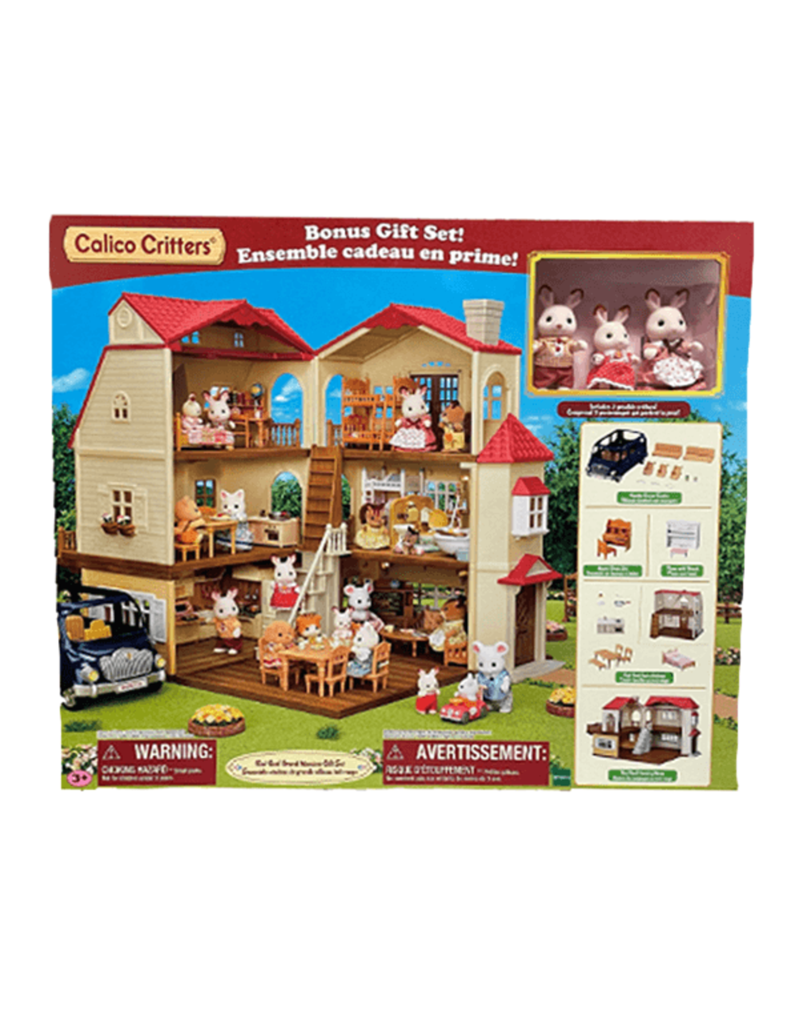 Calico Critters Calico Critters Red Roof Mansion Gift Set