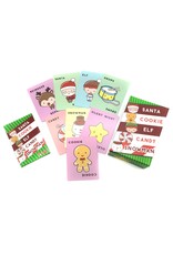 Blue Orange Santa Cookie Elf Candy Snowman Card Game