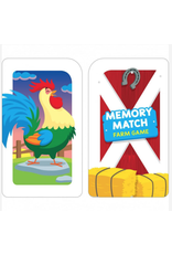 School Zone Memory Match Farm Game Cards