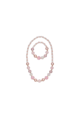 Great Pretenders Pearly Pink Bracelet & Necklace Set
