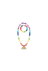 Great Pretenders Double Rainbow Bracelet & Necklace Set