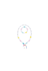 Great Pretenders White Unicorn Bracelet & Necklace Set
